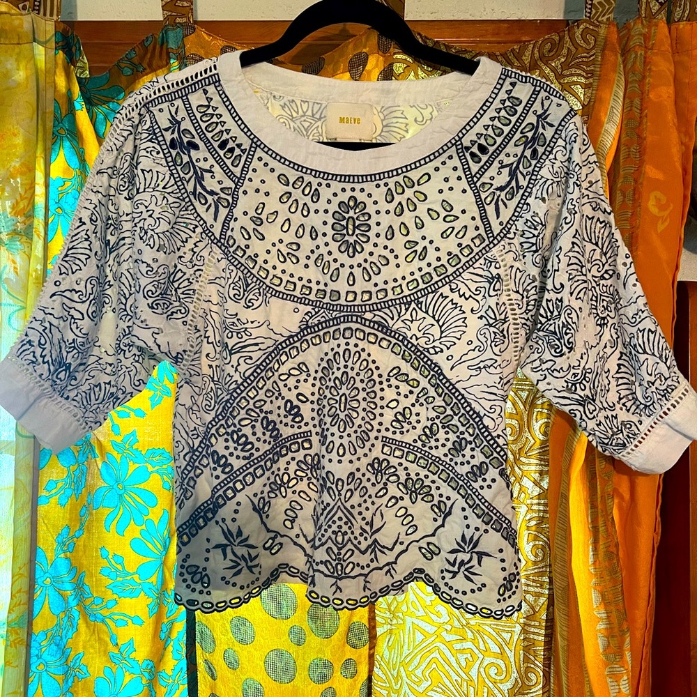 Maeve from anthropology top size small